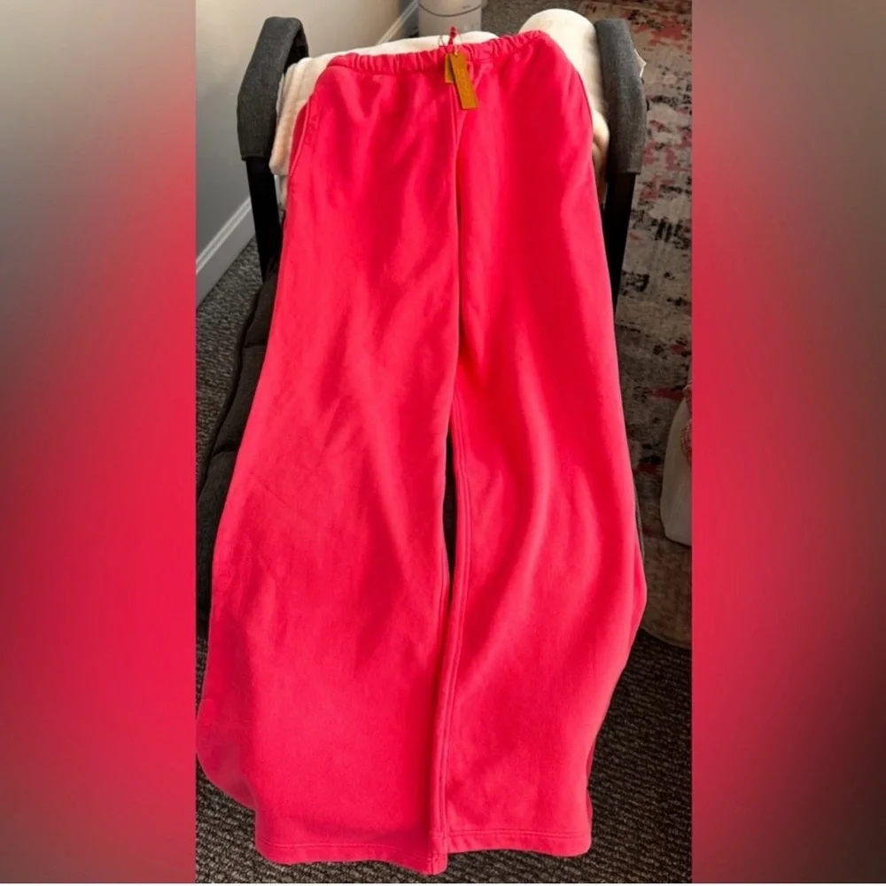 NWT! Skims Drapey French Terry Pant wide leg! Size sm - Picture 4 of 8
